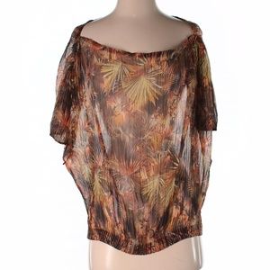 NWOT Jean Paul Gaultier Short Sleeve Silk Top